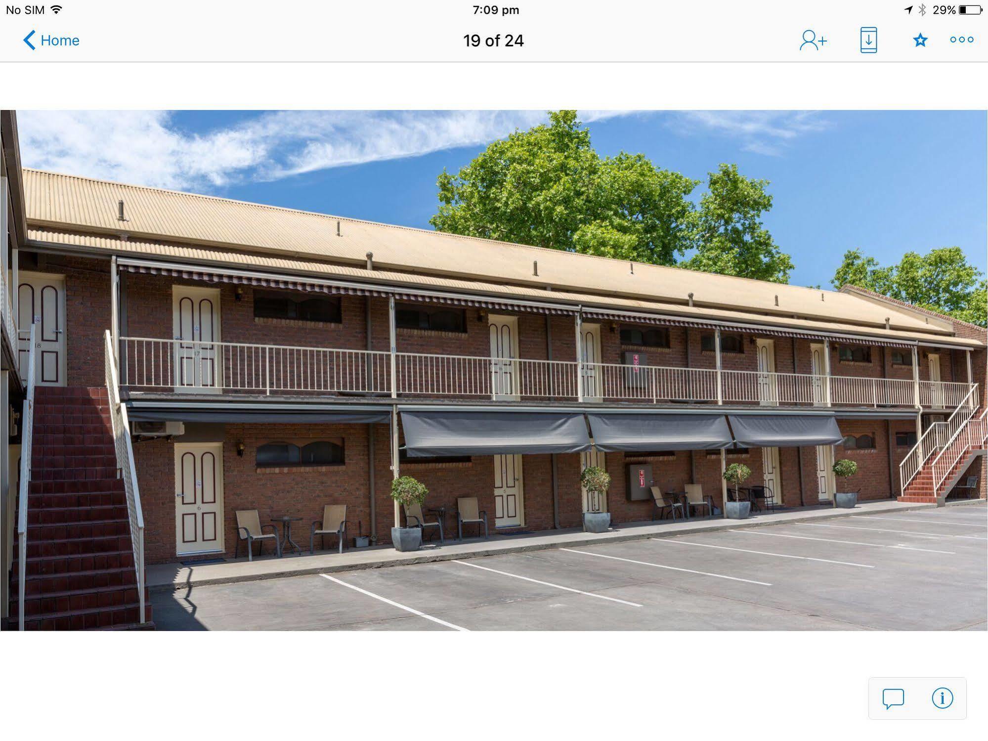 Albury Townhouse Motel Luaran gambar